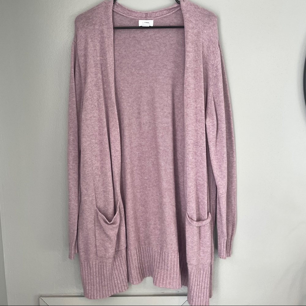 Old navy mauve cardigan